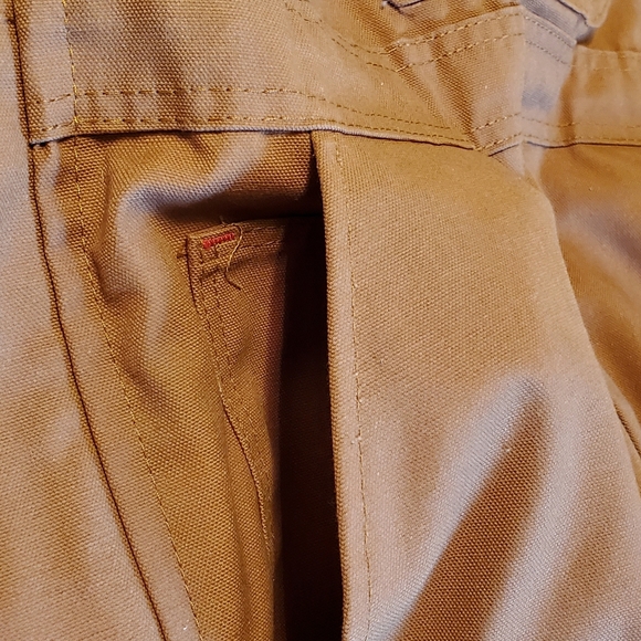 Men's Insulated Blended Duck Bib Overall Size Small Red Kap - Picture 10 of 16